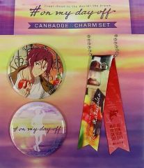 Free! 松岡凛 缶バッジ&チャームセット on my day off - メルカリ