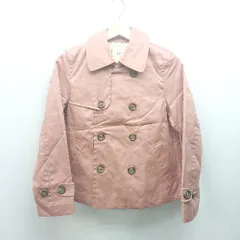 ◇ ROPE PICNIC 無地 ショート丈 ダブル 長袖 ジャケット サイズ38 ピンク レディース E  【1310130009521】