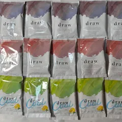 【終売品・特別価格】draw クレイ入浴剤 15個セット（ローズ・ラベンダー・グレープフルーツ）｜天然クレイ配合・日本製・個包装・まとめ売り