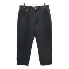 00年代 Levi's リーバイス 550 デニムパンツ 大きいサイズ ブラック(メンズ W40 L30)中古 古着 U8904