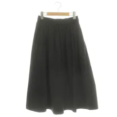 ジャーナルスタンダード JOURNAL STANDARD フレアロングスカート ギャザースカート 36 黒 ブラック /ES ■OS