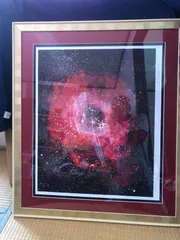 深見東洲 絵画 『バラ星雲』リトグラフ エディションナンバー 91/200