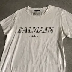 BALMAIN クラシックロゴプリント Tシャツ カットソー バルマン