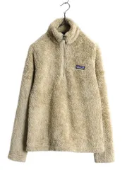 【お得なクーポン配布中!】 18年製 パタゴニア ロスガトス ハーフジップ レディース S 古着 Patagonia アウトドア 毛長 パイル ボア フリース ジャケット プルオーバー