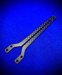 XRAY X4用 マット仕様　フロントセパレートアッパーデッキ 蕨山Carbon