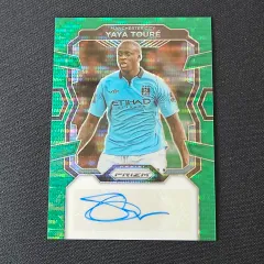 22-23 Panini Prizm YAYA TOURE 直筆サインカード 2023-24 Panini Prizm EPL Man City Legend Yaya Toure Auto