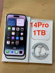 中古非常に良い　MQ2G3KH/A iPhone 14 Pro, Space Black, 1TB海外版
