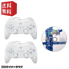 【中古】wiiソフト「大乱闘スマッシュブラザーズ」＋wii クラシックコントローラ PRO [ シロ  ] 2個 セット
