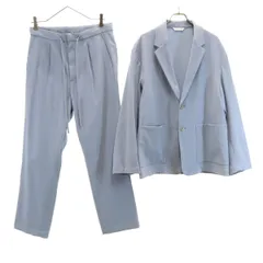 JOURNAL STANDARD ジャーナルスタンダード テーラードジャケット 上下 セットアップ S ブルーグレー メンズ 古着