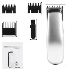 【在庫セール】ヘアクリッパー メンズ コーム三つ付 低騒音 電池式 水洗い可能 散髪用 電動バリカン 子供 コードレス 家庭 ヘアカッター ショートヘア用 バリカン