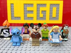 ☆ディズニー・ピクサー☆ レゴ　ミニフィグ　ミッキー　スティッチ　アリス　ピーターパン　アラジン　など　人形