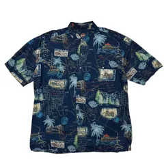 【レア品】ハーレーダビットソンアロハオープンカラーシャツHawaii★USA 90s~ ハーレーダビッドソン アロハシャツ Harley Davidson