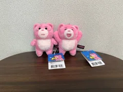 Set ベリー・ゴム キーリング 2 種 セット 表現なし+やったー 10cm 人形を描く