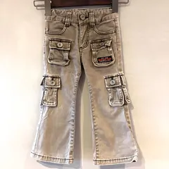 Walk AND W.Denim カーゴパンツ フレアパンツ ブーツカット baby kids ベビー キッズ  95cm