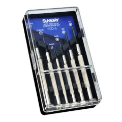 【在庫セール】ねじ 小ネジ ネジ 時計 小さい メガネ 小型 おもちゃ 収納ケース付 電池交換 6本組(+00/+0/+1/-1.4/-2.4/-3.0mm) 調整 精密ドライバーセット 修理 サンドリー(SUNDRY) PSD-6