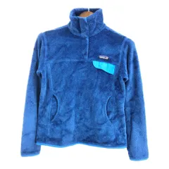 patagonia パタゴニア リツール スナップT フリースジャケット アウトドア ブルー (レディース S) 中古 古着 S9405
