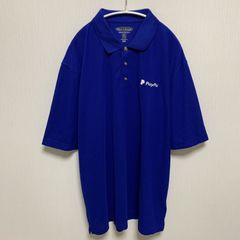 ペイパル PayPal ブルー ポロシャツ XXL 企業物 ebay USDM