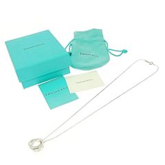 【中古】【箱付き】 TIFFANY&Co. ティファニー シルバー 1837 インターロッキング サークル ネックレス 5.0g 925刻印 423769 ネックレス