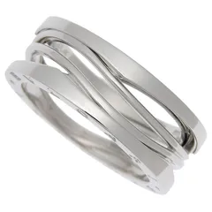 BVLGARI ブルガリ B-zero1 レジェンド リング K18WG 750 ホワイトゴールド #65 25号相当 指輪 アクセサリー メンズ 送料無料 240101761933 ★