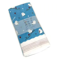 てぬぐいたおる布ごよみ　シマエナガ　今治タオル コンテックス 日本製 綿100％ ガーゼタオル スポーツタオル 手ぬぐいタオル お礼 ギフト 御礼 手拭い お風呂タオル パイル 熱中症予防には布ごよみ 日焼け対策にも