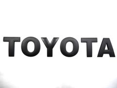 新品 3D エンブレム ロゴ マットブラック トヨタ TOYOTA