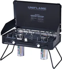 UNIFLAME ツーバーナーコンロ　中古 US-1900 UNIFLAME ツーバーナーコンロ 中古 US-1900 - メルカリ