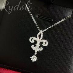 PT950 オーダーメイドネックレス ラボグロウンダイヤモンド IGI鑑定書付き 誕生日記念日プレゼント 定番ダイヤネックレス  華やかで上品なダイヤモンドネックレス 気品あふれるエレガントなダイヤモンドネックレス
