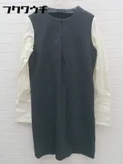 ◇ MOGA モガ 長袖 膝下丈 ワンピース ブラック ホワイト レディース 【中古】 【1002801383176】のサムネイル