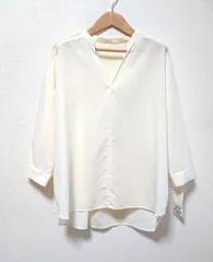 【未使用・タグ付】ROPÉ PICNIC ロペピクニック 長袖 スキッパーブラウス イエロー 38