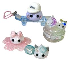 ほっぺちゃん サンホ 4個セット スケボー マカロン さくら 牡牛座 サン宝石