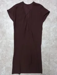 希少★リックオウエンス ワンピース トップス Vネック ノースリーブ カーキ M 希少☆リックオウエンス ワンピース トップス Vネック