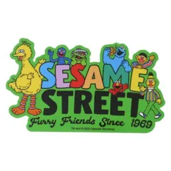 【メール便】セサミストリート グッズ ビッグシール キャラクター アウトドアステッカー