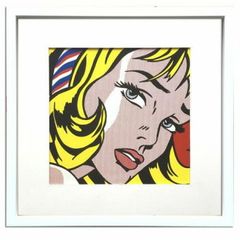 新品】アメリカンポップアート 展 鏡の中の少女 ロイリキテンスタイン