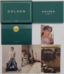 【中古】グッズセット ジョングク(BTS/防弾少年団) ミュージックカード 「GOLDEN (Weverse Albums ver.)」