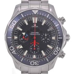 オメガ OMEGA 2569.50 シーマスター アメリカズカップ レーシング クロノグラフ 自動巻き メンズ 良品 D#141978