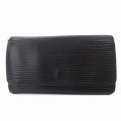 ルイヴィトン LOUIS VUITTON エピ ノワール キーケース 4連 型押し レザー 黒 ブラック /MM