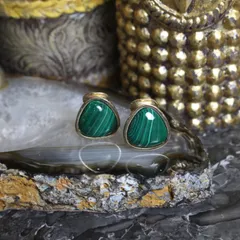 USA VINTAGE Swoboda COLOR STONE DESIGN RETRO EAR CLIPS/アメリカ古着カラーストーンデザインレトロイヤリング