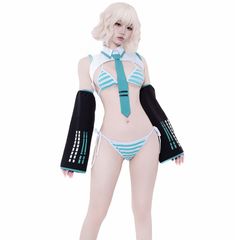 セクシー コスプレ ビキニ 長袖トップス コスプレランジェリー115-a
