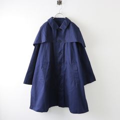 未使用 2022SS ネストローブ nest Robe 01221-1170 コットンツイル超撥水 フロックロングジャケット F/ネイビー【2400013837002】