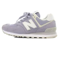 ニューバランス NEW BALANCE WL574ESV スニーカー ロゴ 切替 24cm 紫のサムネイル