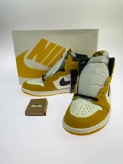 【中古美品】NIKE ナイキ AIR JORDAN 1 RETRO HIGH OG YELLOW OCHRE DZ5485-701 エアジョーダン1 レトロ ハイ OG イエローオークル 【160-250829-em-09-min】