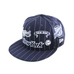 【ニューエラ正規商品】ニューエラ NEWERA キャップ 59FIFTY TOYA HORIUCHI オールオーバー アートワーク ネイビー 7　1/2（約59.6cm)(商品番号：13328493)