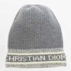 美品 ディオール 05DWI714I007 ニット帽 ビーニー ロゴ キャップ 楽天市場】Christian Dior クリスチャンディオール ロゴ D-White