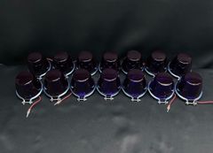 電球式 14個 紫 コスモスマーカー パープル 24V12W ステンレス土台 セット　レトロ　デコトラ　アート 板橋用品製作所 IKK トラック野郎　トラックショップASC CR-PU