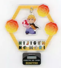 【中古】アクリルスタンド・アクリルパネル 我妻善逸 「ニジゲンノモリ×鬼滅の刃 第ニ弾 ゆらゆらアクリルスタンド」