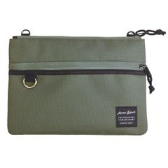 【新品】サコッシュ ショルダーバッグ 横型（グレー）