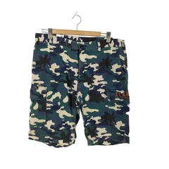エクストララージ XLARGE ロゴ刺繍 カモ柄 カーゴショーツ メンズ JPN：L 