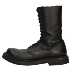 Yohji Yamamoto POUR HOMME (ヨウジヤマモト プールオム) 21AW ハイカットミリタリーブーツ レースアップ サイドジップ ブーツ ブラック HX-E05-762のサムネイル