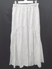 ◇ ⊂ AMERICAN HOLIC アメリカンホリック ロング フレア スカート サイズM ライトベージュ系 レディース P  【1409090014574】