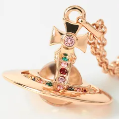 新品 ヴィヴィアン ウエストウッド Vivienne Westwood ネックレス ピンクゴールド
